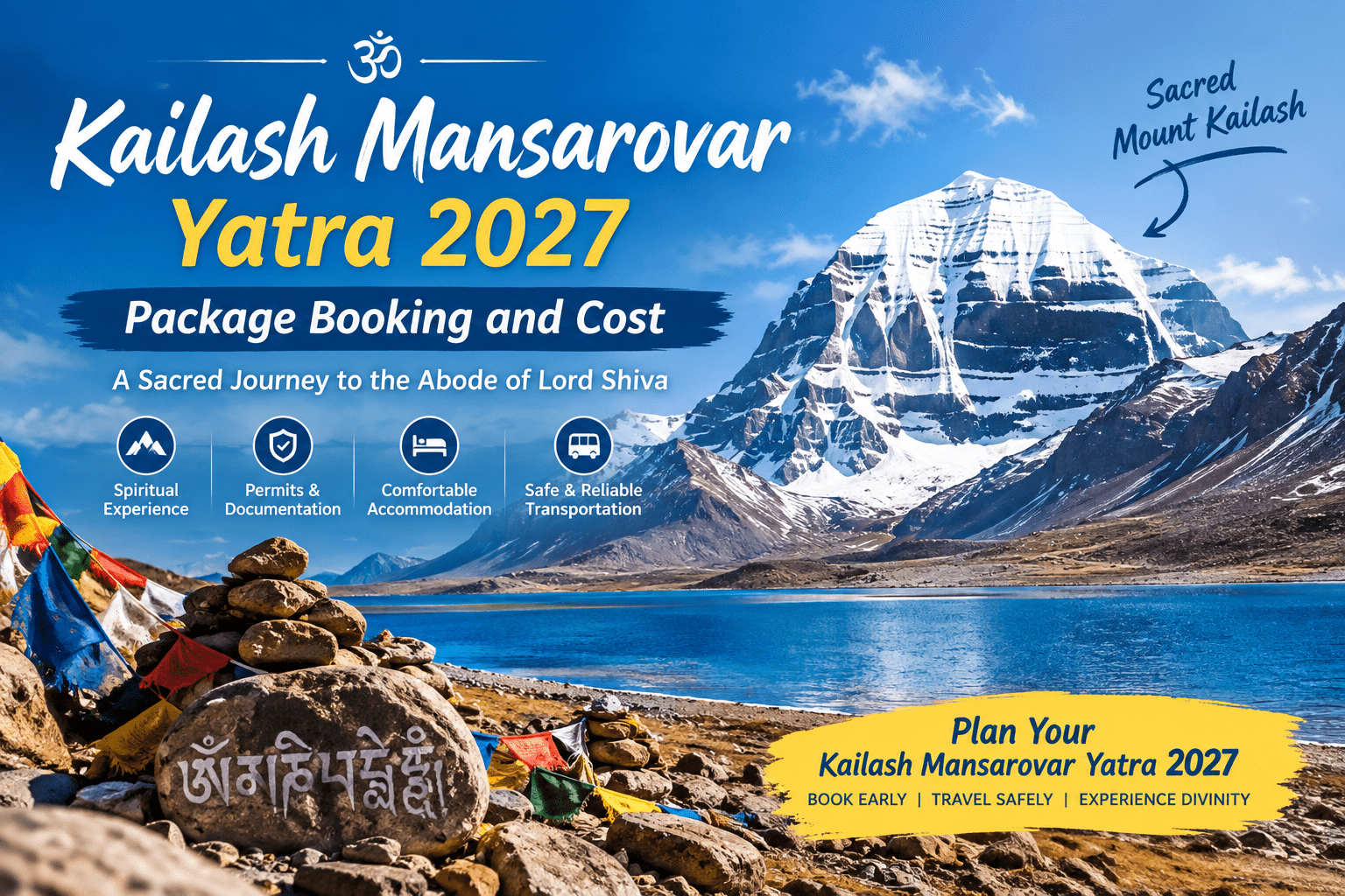 Kailash Mansarovar Yatra 2027 Package Booking and Cost